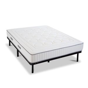 Olympe Ensemble 140x190 Matelas + Sommier Métal - Publicité