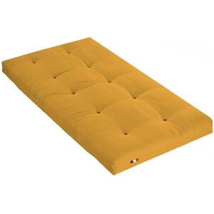 Idliterie Matelas futon Coton Ocre 90x190