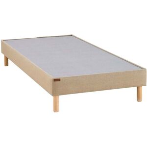 Bonnuit Sommier en bois naturel pour enfant 90x200cm Beige 200x14x90cm