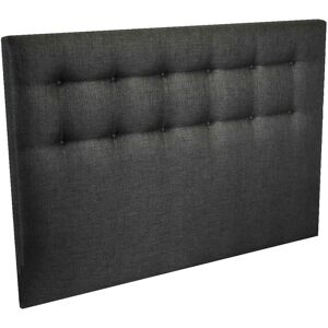 Nuit Celeste Tete de lit capitonnee - Anthracite, - 180 x 115 cm