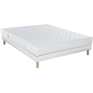 Essenzia Ensemble Matelas mousse Sommier Tradition et Pieds 130x190 - Publicité