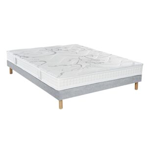 Essenzia Ensemble Matelas Sommier Tradition Graphic et Pieds 110x200 - Publicité