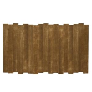 Hannun Tete de lit en bois d epicea couleur marron vieilli pour lit 90 cm