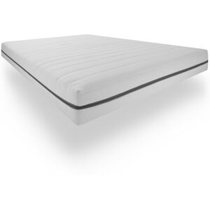 Sleepneo Matelas 80x200, matelas 7 zones mi-ferme & ferme avec housse amovible Blanc 200x15x80cm