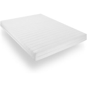 Sleepneo Matelas 80x190, Matelas ergonomique en mousse froide, 7 zones, ferme Blanc 190x15x80cm