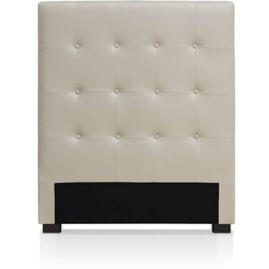 Menzzo Tête de lit 90cm beige Beige 93x12x11cm