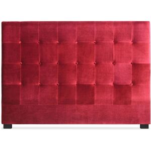 Menzzo Tête de lit 160cm velours rouge - Publicité