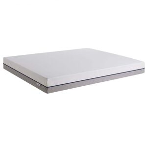 Bleu Calin Matelas mousse confort mi-ferme/ferme 160x200cm Bi-face 20cm Blanc 200x0x160cm