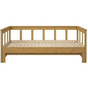 CAMIF Lit extensible en Bois Massif 90 x 200 cm miel