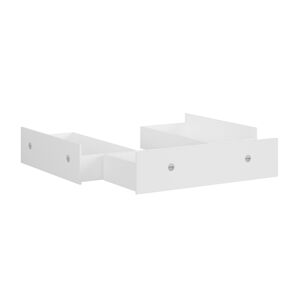 Petits meubles Tiroir pour lit 140x200 stratifies blanc