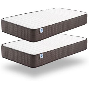 Naturalex Pack de 2 matelas 90x200 cm - Blue Latex - Mousse HR - Publicité