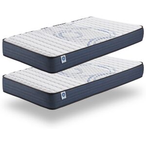 Naturalex Pack de 2 matelas 80x190 cm - Blue Latex - Mousse HR - Publicité