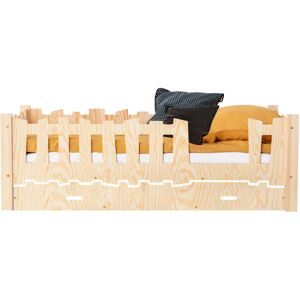 Tendresse de bebe Lit 90x190 entree droite sommier et tiroir inclus naturel