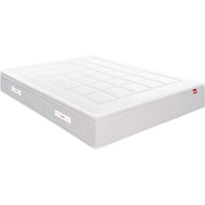 Epeda Matelas ressorts ensaches, memoire de forme et laine 80x190