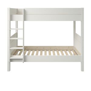 Alfred et Compagnie  Lit superpose separable pin massif blanc 90x200 H174cm