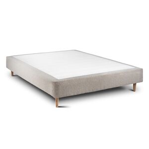 Sommeil de Plomb Sommier Tapissier Bouclette Beige clair 160x200