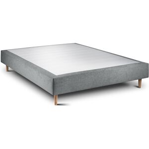 Sommeil de Plomb Sommier Tapissier Tissu Gris anthracite 160x200