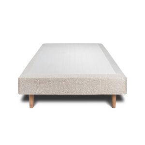 Sommeil de Plomb Sommier Tapissier Bouclette Beige clair 90x190