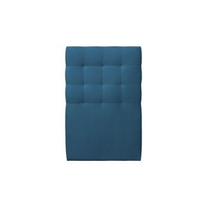 Sommeil de Plomb Tete de lit Capitonnee Velours Bleu ocean 90x120