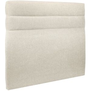 Sommeil de Plomb Tete de lit Lignes Tissu Beige clair 150x120