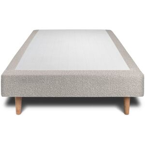 Sommeil de Plomb Sommier Tapissier Bouclette Gris 80x200