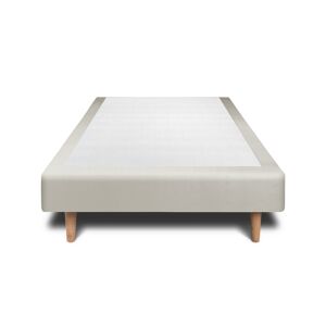 Sommeil de Plomb Sommier Tapissier Velours Taupe 80x200