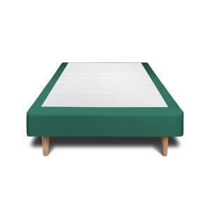 Sommeil de Plomb Sommier Tapissier Velours Vert 80x200 Vert 200x35x80cm