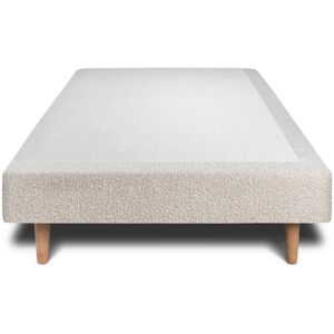 Sommeil de Plomb Sommier Tapissier Bouclette Beige clair 100x200