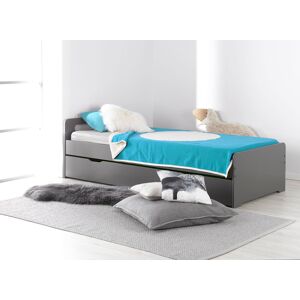 Nateo Concept Lit gigogne 90x190 LEVIS - Ardoise