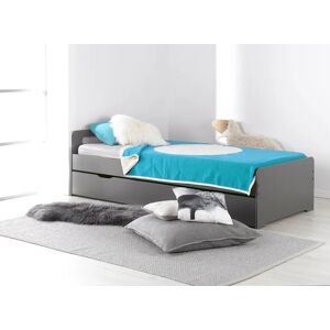 Nateo Concept Lit gigogne 90x190 LEVIS - Ardoise