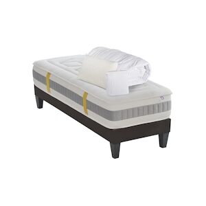 Bellecour Ensemble Matelas Mémoire de forme + Sommier + Accessoires 90x190 cm GRAND HOTEL BELLECOUR