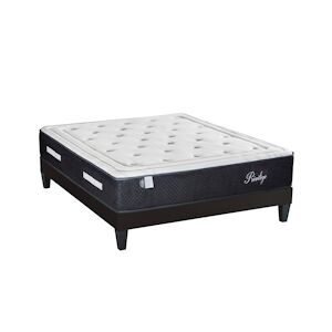 Bellecour Ensemble Matelas Ressorts ensachés + Sommier Bois 160x200 cm PRIVILEGE BELLECOUR