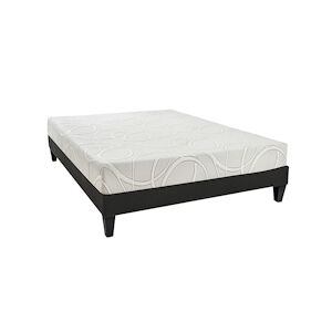 Olympe Literie Ensemble Matelas Mémoire de forme + Sommier Bois Mi-ferme 160x200 cm EUPRAXIE OLYMPE LITERIE