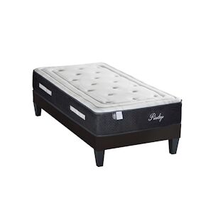 Bellecour Ensemble Matelas Ressorts ensachés + Sommier Bois 90x190 cm PRIVILEGE BELLECOUR