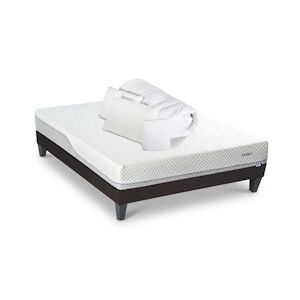 Bellecour Ensemble Matelas Mémoire de forme + Sommier + Accessoires 180x200 cm EVERBED BELLECOUR