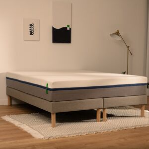 Matelas hybride 140x190 Tediber - Accueil moelleux - Mousse et ressorts ensaches - Ultra-frais et respirant - Paiement en 3X sans frais