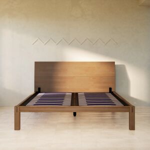 Lit en bois massif Tediber - Design, robuste et confortable - Fabrique en France et en Finlande - Livre en 1 a 7j