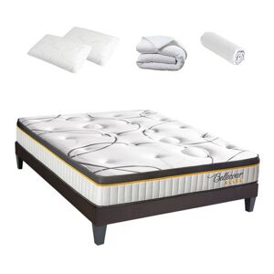 Non communiqué BELLECOUR LITERIE - Pack Prêt à dormir BELLECOUR 3.0 140x190 cm - Matelas Ressorts ensachés + Sommier + Accessoires - Publicité