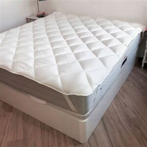 Non communiqué Protecteur de matelas Naturals Blanc Lit king size (180 x 190/200 cm) - Publicité