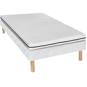 Non communiqué Ensemble sommier + matelas 90 x 190 cm mousse déhoussable ép.10cm - NASUS de DREAMEA - Publicité