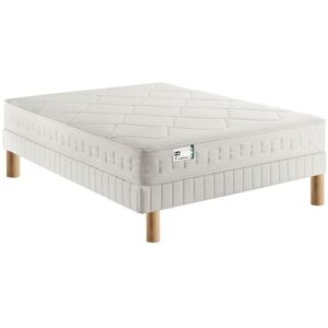 Non communiqué Ensemble simmons matelas first fr2 + sommier + pieds 120x190 - Publicité