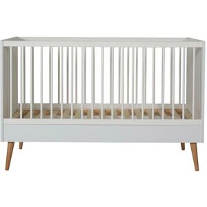 Non communiqué Les Tendances Lit bébé évolutif 70x140 cm laqué blanc et pieds hêtre massif Cosy Blanc - Publicité