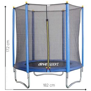 Devessport Trampoline With Net Bleu 245 cm - Publicité