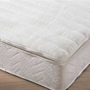 Blancheporte Surmatelas mousse haute densité qualité prestige - Blancheporte Blanc Surmatelas 1 personne : 90x190cm