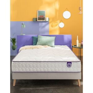 Merinos Matelas 560 ressorts Mérinos 25 cm confort ferme - Merinos Blanc Matelas 1 personne : 80x200cm