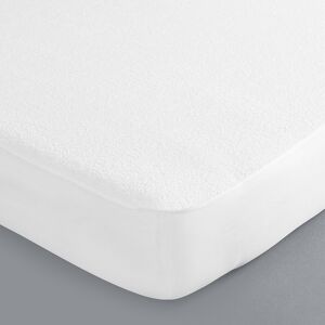 Protege-matelas eponge impermeable PVC - Blancheporte Blanc Protege-matelas 2 personnes : 160x200cm