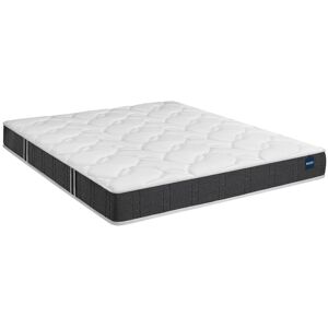 Matelas mousse Nano Bultex® 20 cm luxe ferme - Matelas 2 Personnes : 160x200cm - Blanc - BultexHaute durabilité, aération optimale et grande résilience de la mousse Nano Bultex®. Accueil souple grâce à la mousse Bodysoft sur la face hiver. Coutil stretch  - Publicité