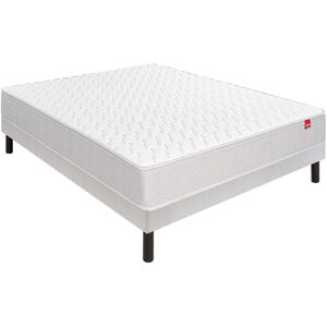 EPEDA Matelas ressorts Multispire Epéda 22 cm - Qualité hôtellerie - Matelas 2 Personnes : 140x190cm - Blanc - EpedaBien-être garanti et sommeil tout en douceur avec le matelas Epéda réversible qualité hôtellerie ! Sa technologie Multispire garantit une g