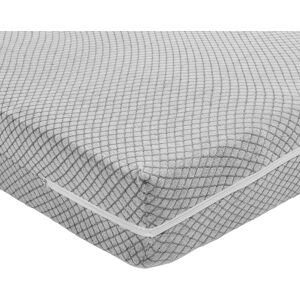 Blancheporte Housse de protection de matelas extensible - Blancheporte Gris Protège-matelas 1 personne : 80x190cm