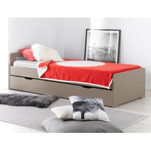 Chambrekids Lit gigogne enfant Féroé Lin 90x190 + 2 Matelas